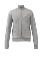 Matchesfashion.com Dolce & Gabbana - Logo-embroidered Cotton-blend Jersey Track Jacket - Mens - Grey