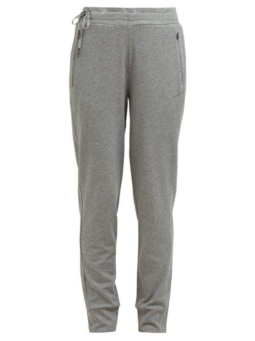 Matchesfashion.com Falke - Sonnett Cotton Blend Track Pants - Womens - Grey