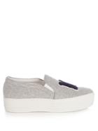 Joshua Sanders Ny Cotton Slip-on Platform Trainers