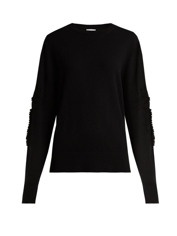 Barrie Timeless Romantic Crew-neck Cashmere Sweater