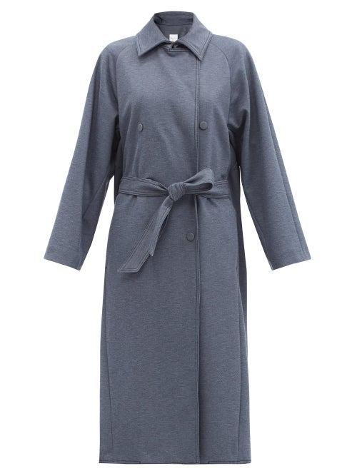 Matchesfashion.com Max Mara Leisure - Cinghia Coat - Womens - Denim