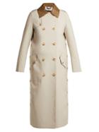 Matchesfashion.com Gabriela Hearst - Claremont Reversible Trenchcoat - Womens - Beige Multi