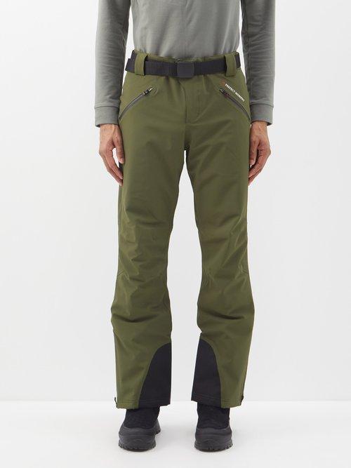 Perfect Moment - Chamonix Softshell Ski Trousers - Mens - Dark Green