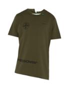 Matchesfashion.com Off-white - Stencil Print Cotton T Shirt - Mens - Green