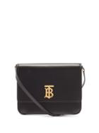 Burberry - Tb Mini Leather Cross-body Bag - Womens - Black