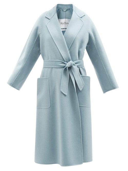 Max Mara - Labbro Coat - Womens - Light Blue