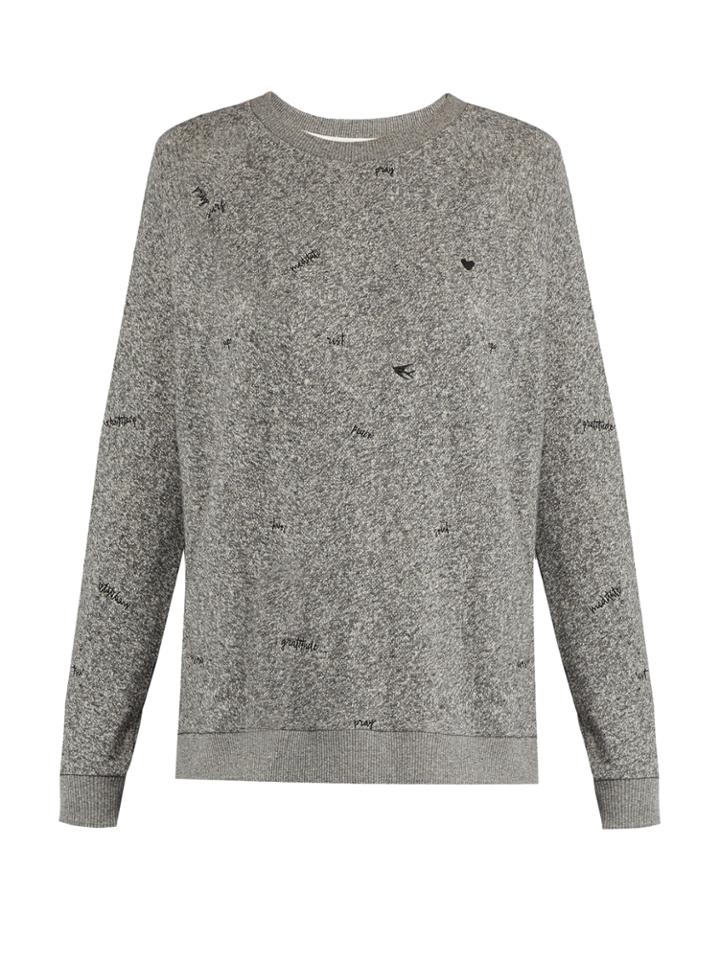 The Upside Lahaina Embroidered-motif Sweatshirt