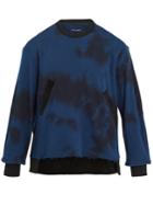 Longjourney Lb Crew Bi-colour Cotton Sweatshirt