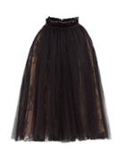 Matchesfashion.com Rochas - Penelope Chantilly Lace Evening Top - Womens - Black