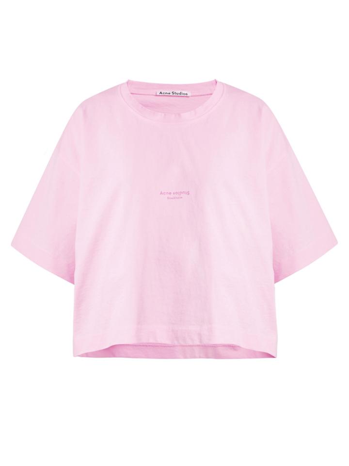 Acne Studios Logo-print Cotton-jersey T-shirt