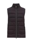 Matchesfashion.com Herno - Quilted Down Gilet - Mens - Navy