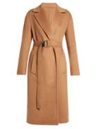 Matchesfashion.com Calvin Klein 205w39nyc - Notch Lapel Tie Waist Wool Coat - Womens - Camel