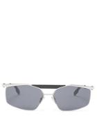 Matchesfashion.com Dior Homme Sunglasses - Diorpsychodelic Aviator Metal Sunglasses - Mens - Black