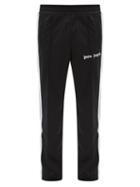 Matchesfashion.com Palm Angels - Logo-print Jersey Track Pants - Mens - Black