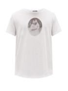 Matchesfashion.com Ann Demeulemeester - Photographic-print Cotton T-shirt - Mens - White Black