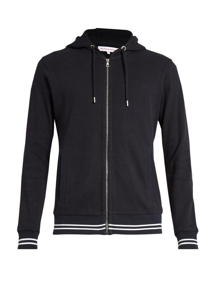 Orlebar Brown Mathers Zip-through Hooded Cotton Sweatshirt