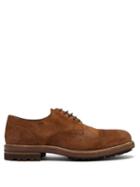 Matchesfashion.com Brunello Cucinelli - Toe Cap Suede Derby Shoes - Mens - Brown