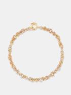 Spinelli Kilcollin - Helio 18kt Gold & Sterling Silver Bracelet - Mens - Silver Gold