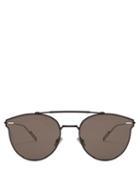 Matchesfashion.com Dior Homme Sunglasses - Diorpressure Aviator Frame Sunglasses - Mens - Black