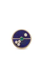 Matchesfashion.com Retrouvai - Compass Lapis, Diamond & Gold Ring - Womens - Blue