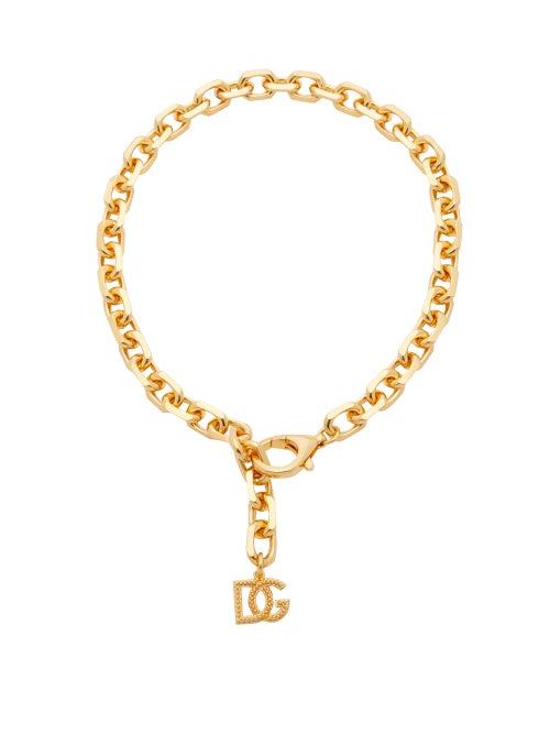 Matchesfashion.com Dolce & Gabbana - Dg-charm Chain Necklace - Womens - Gold