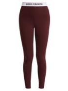 Paco Rabanne Logo-jacquard Performance Leggings