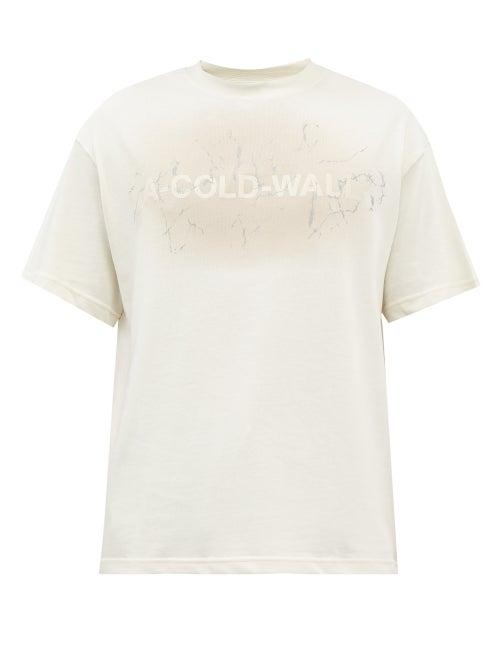 A-cold-wall* - Logo-print Cotton-jersey T-shirt - Mens - White