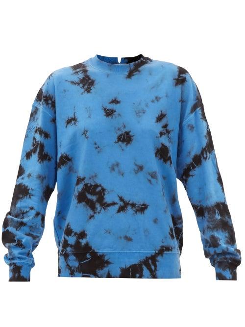 Proenza Schouler White Label - Tie-dye Cotton-jersey Sweatshirt - Womens - Blue