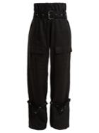 Marques'almeida Belted Linen Cargo Trousers