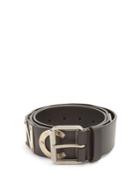 Balenciaga Logo-embellished Leather Belt