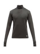 Phipps - Logo-label Long-sleeve Virgin-wool Jersey T-shirt - Mens - Green