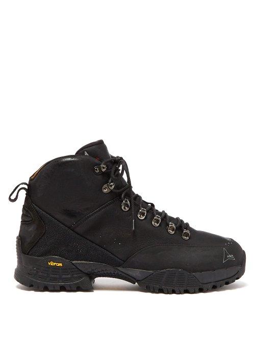 Matchesfashion.com Roa - Andreas Leather Hiking Boots - Mens - Black