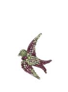 Gucci Bird Crystal-embellished Brooch