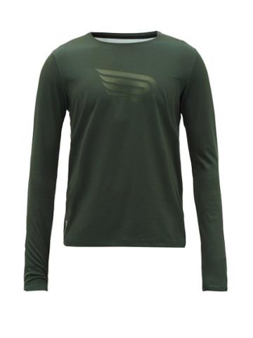 Pressio - Hapai Training Long-sleeved T-shirt - Mens - Khaki