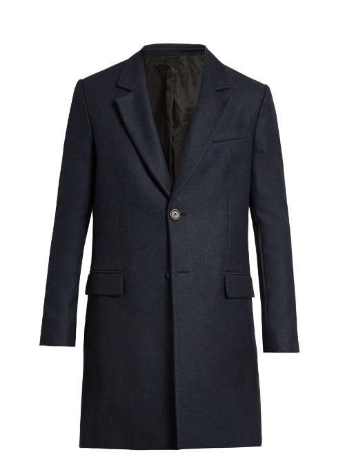 Ami Single-breasted Wool-blend Coat