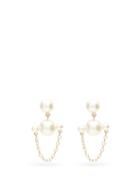 Matchesfashion.com Sophie Bille Brahe - Lever Du Soleil Pearl & 14kt Gold Earrings - Womens - Pearl