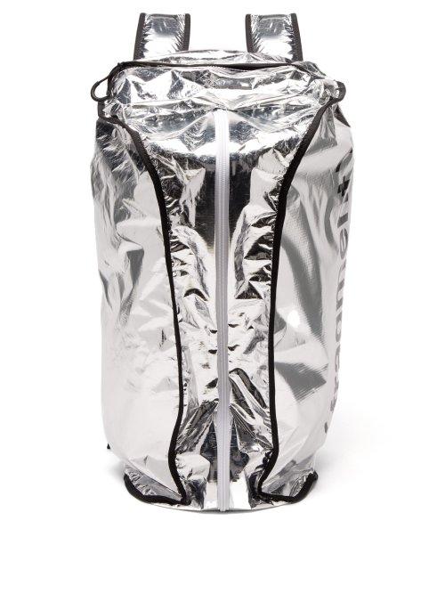 Matchesfashion.com 7 Moncler Fragment - Reversible Duffle Bag - Mens - Silver