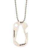 Matchesfashion.com Off-white - Lifesaver Necklace - Mens - Silver