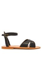 Matchesfashion.com K.jacques - Dottie Leather Sandals - Womens - Black