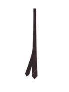 Matchesfashion.com Givenchy - Diagonal Stripe Silk Twill Tie - Mens - Black