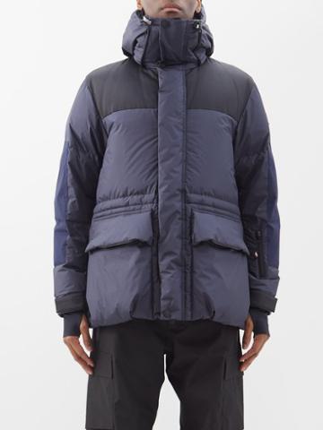 Moncler Grenoble - Roybon Softshell Down Quilted Jacket - Mens - Navy