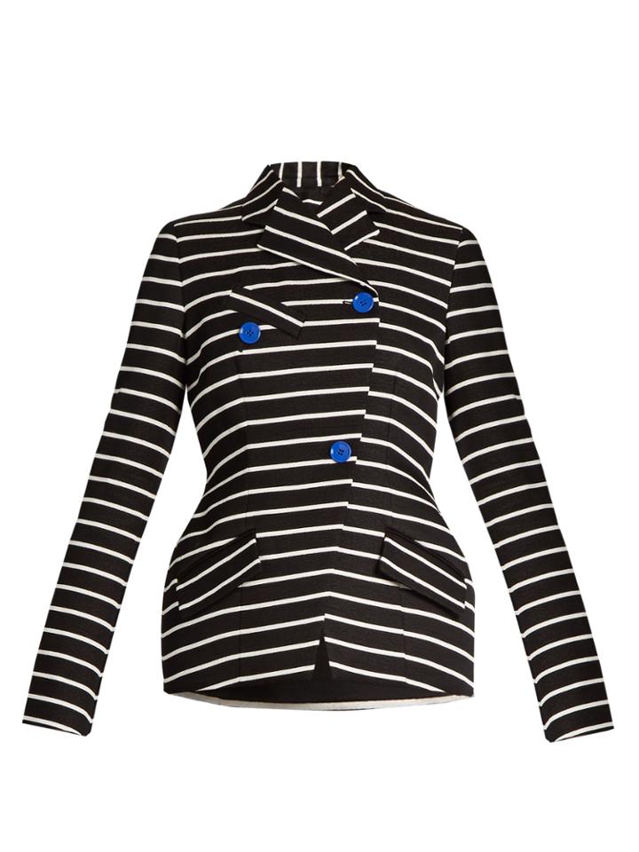 Proenza Schouler Double-breasted Striped Blazer