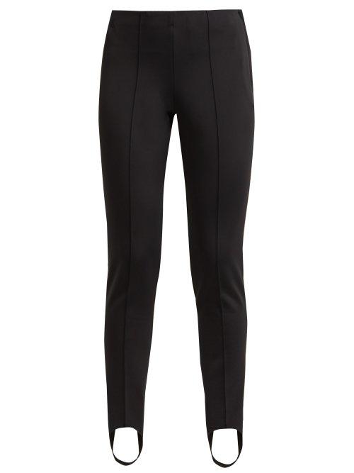 Matchesfashion.com Capranea - Stirrup Hem Ski Trousers - Womens - Black