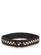 Palmer/harding Checkerboard Calf-hair Belt