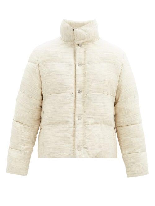 Matchesfashion.com Jacquemus - Doudoune Quilted Fil--fil Jacket - Mens - Beige