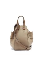 Matchesfashion.com Loewe - Hammock Small Grained-leather Cross-body Bag - Womens - Beige Multi