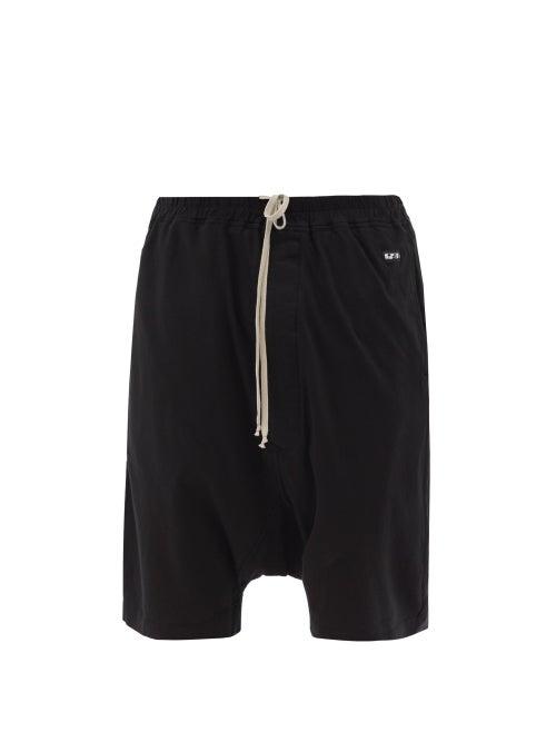 Matchesfashion.com Rick Owens Drkshdw - Drawstring-waist Cotton-jersey Shorts - Mens - Black
