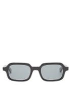 Matchesfashion.com Garrett Leight - Navarre 47 Rectangular Acetate Sunglasses - Womens - Black Green