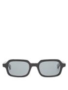 Matchesfashion.com Garrett Leight - Navarre 47 Rectangular Acetate Sunglasses - Womens - Black Green