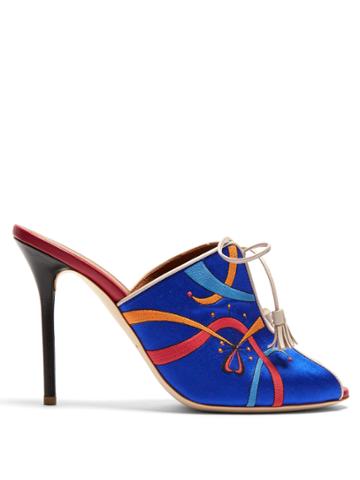 Malone Souliers X Natalia Vodianova Natalia Satin Mules